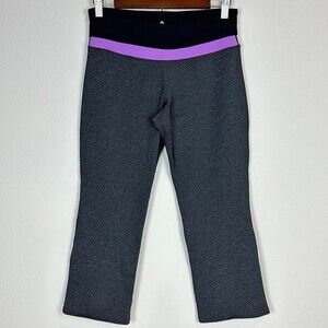 Rese Cropped Yoga Pants Grey Purple M
